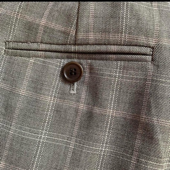 Vintage Y2K Low Rise Calvin Klein Capri Plaid Dress Pants - Picture 4 of 4